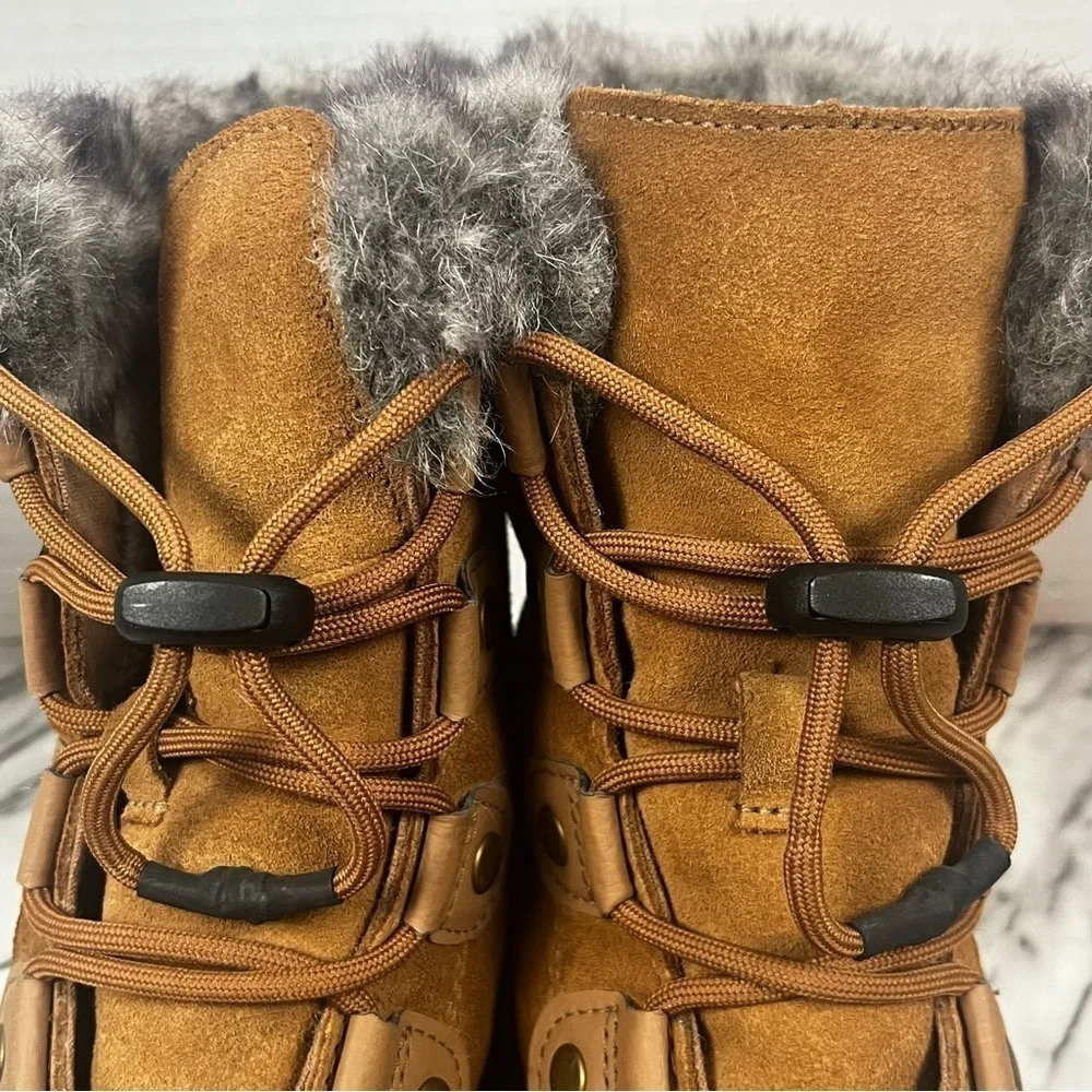 Sorel Whitney winter snow lace up boots. - Picture 7 of 10